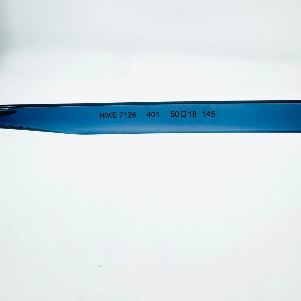 Nike Eyeglasses Unisex Blue Matte Square Frames 7126 401 50-18-145